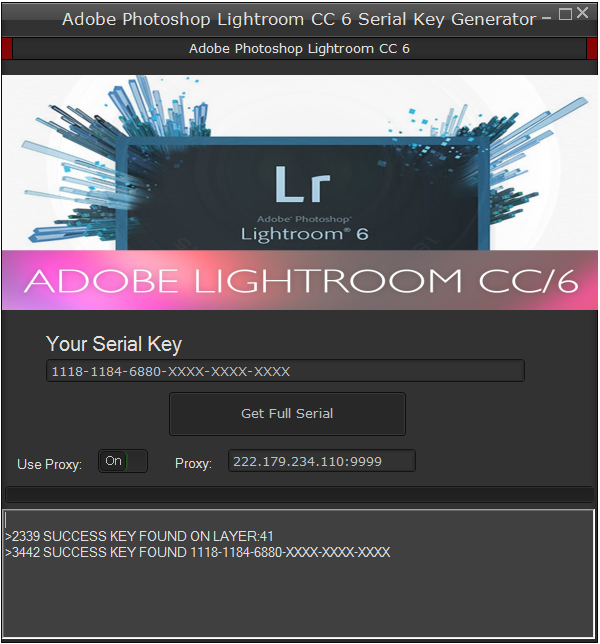 adobe lightroom 6 serial key generator